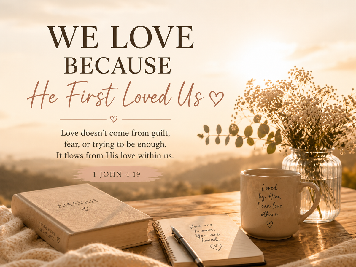 We Love Because He First Loved Us: When Love Comes From Grace, Not Fear