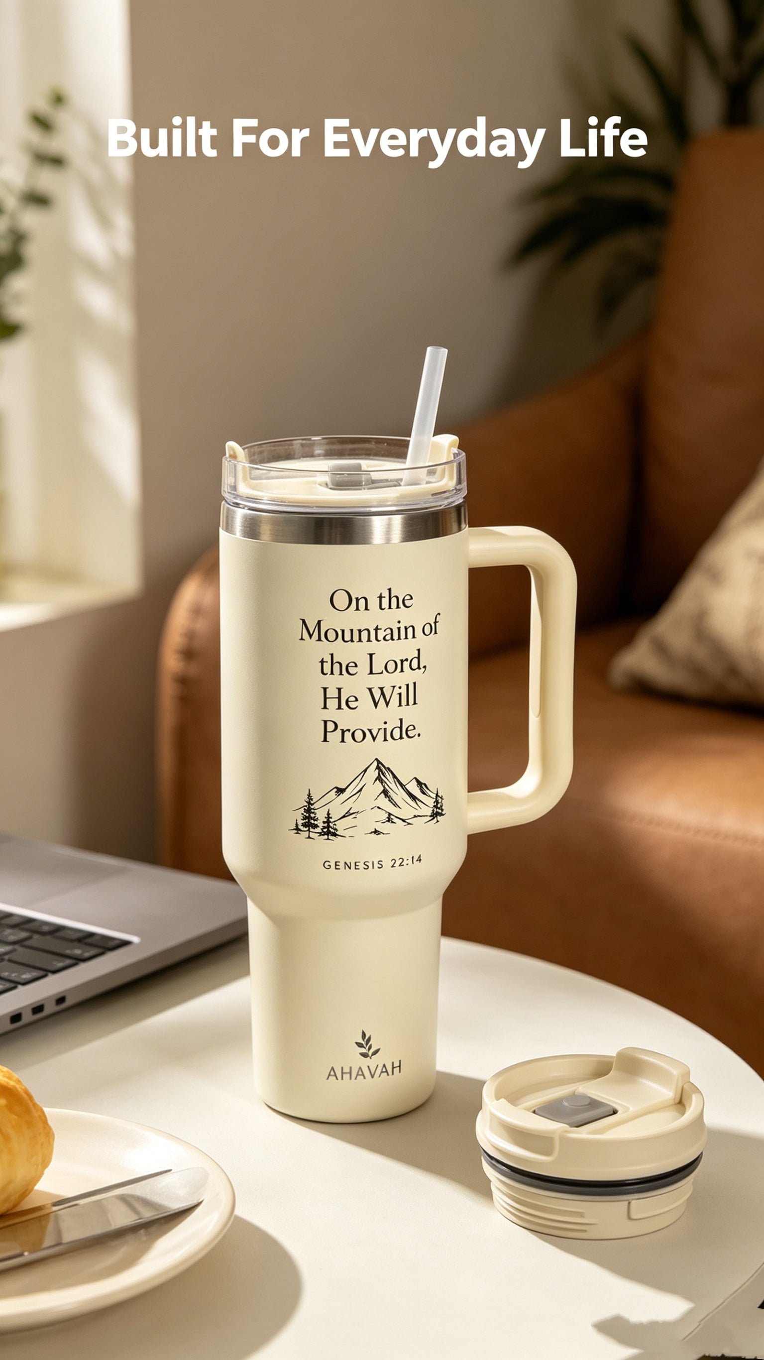 The Lord Will Provide™ 40oz Straw Tumbler
