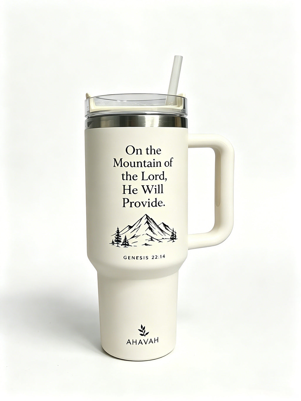 The Lord Will Provide™ 40oz Straw Tumbler