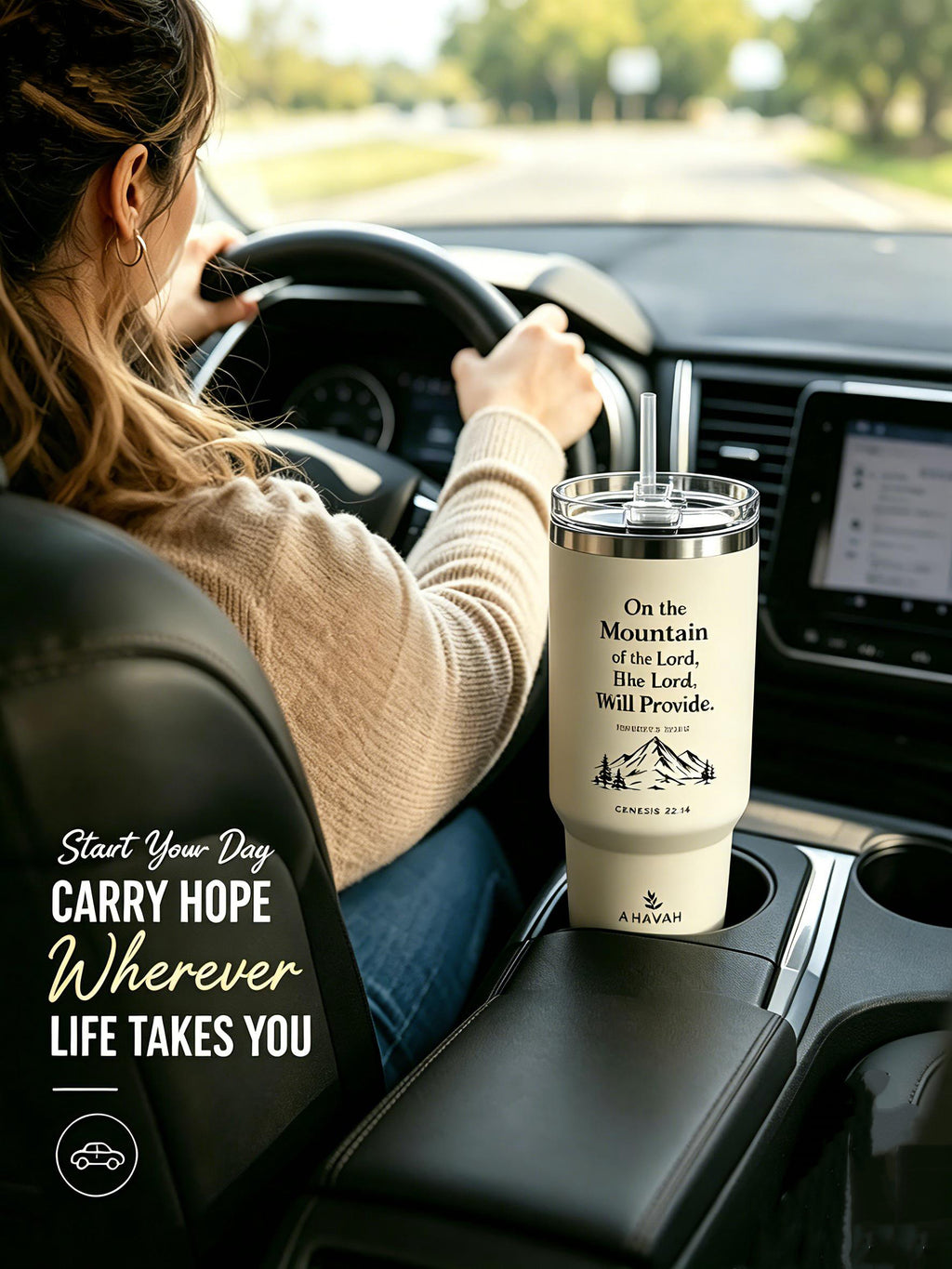 The Lord Will Provide™ 40oz Straw Tumbler