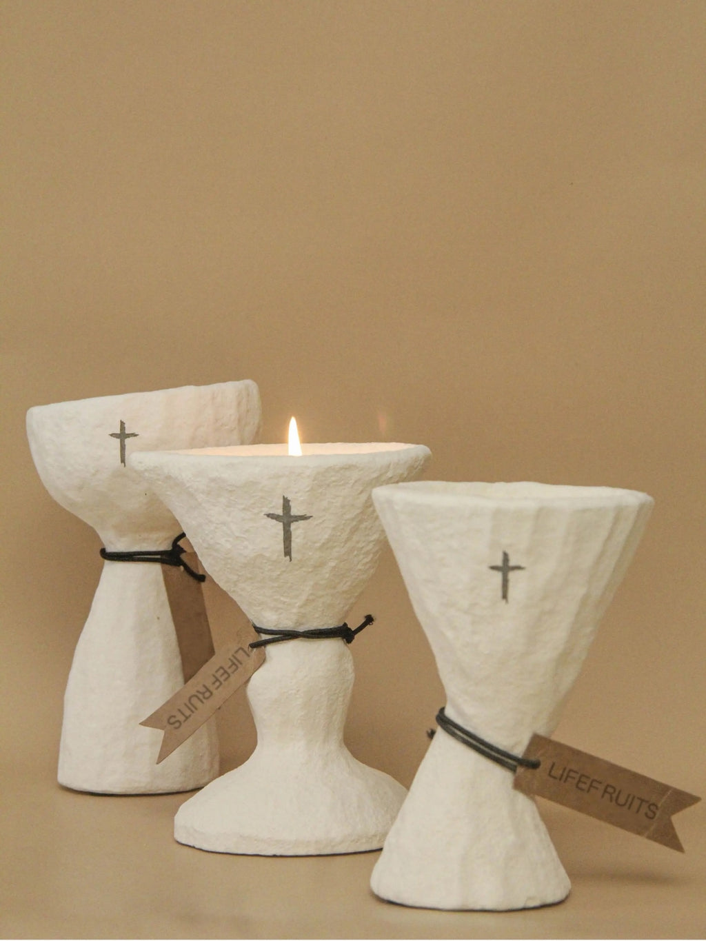 Ahavah Prayer Light Candle Holder