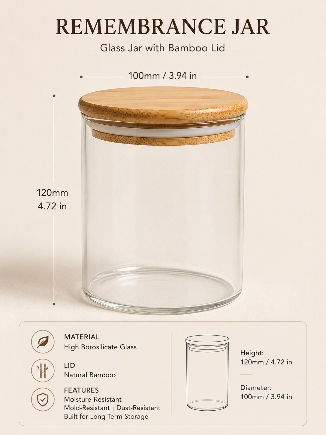 REMEMBER™ Christian Remembrance Jar – 100 Reflection Cards for Faith, Gratitude & God’s Faithfulness
